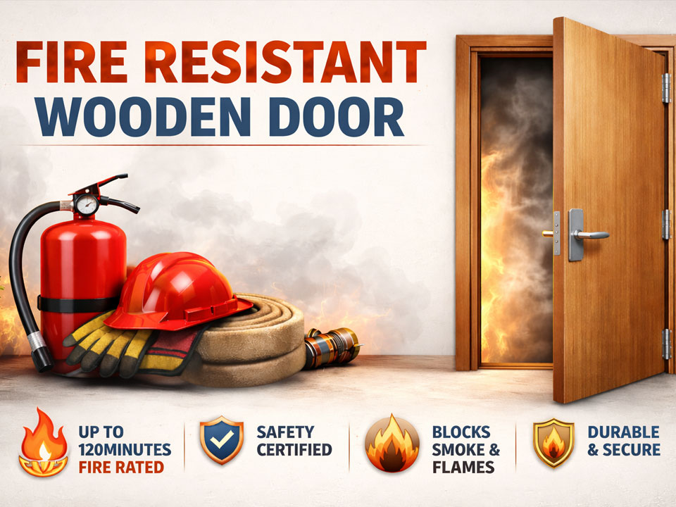 Fire Resistant Wooden Door