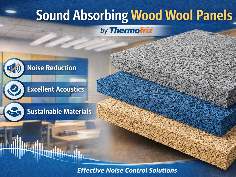 Sound Absorbing Wood Wool Panel