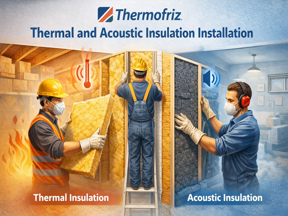 Thermal and Acoustic Insulation Installation